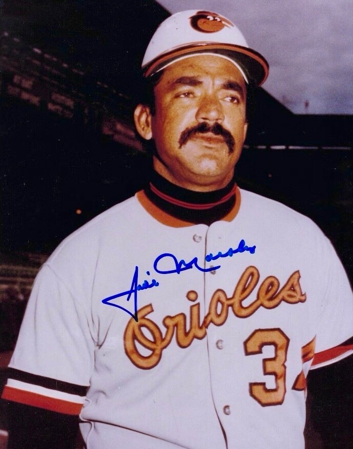 Jose Morales Stature Baltimore Baseball Signed RP Reprint 8X10 Photo