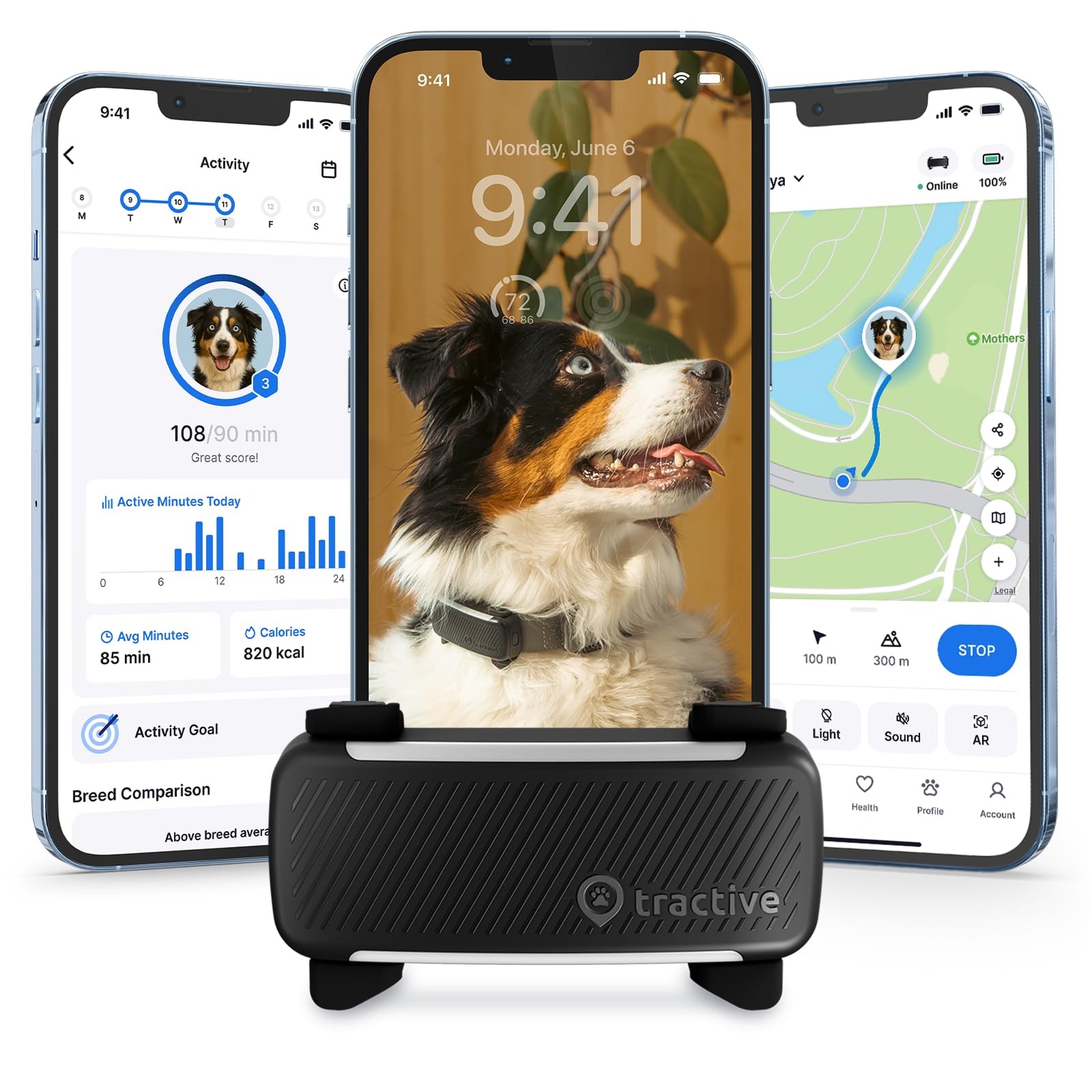 Smart Dog GPS Tracker | Live Pet Tracker with Virtual Fence | Vital Signs Mon...