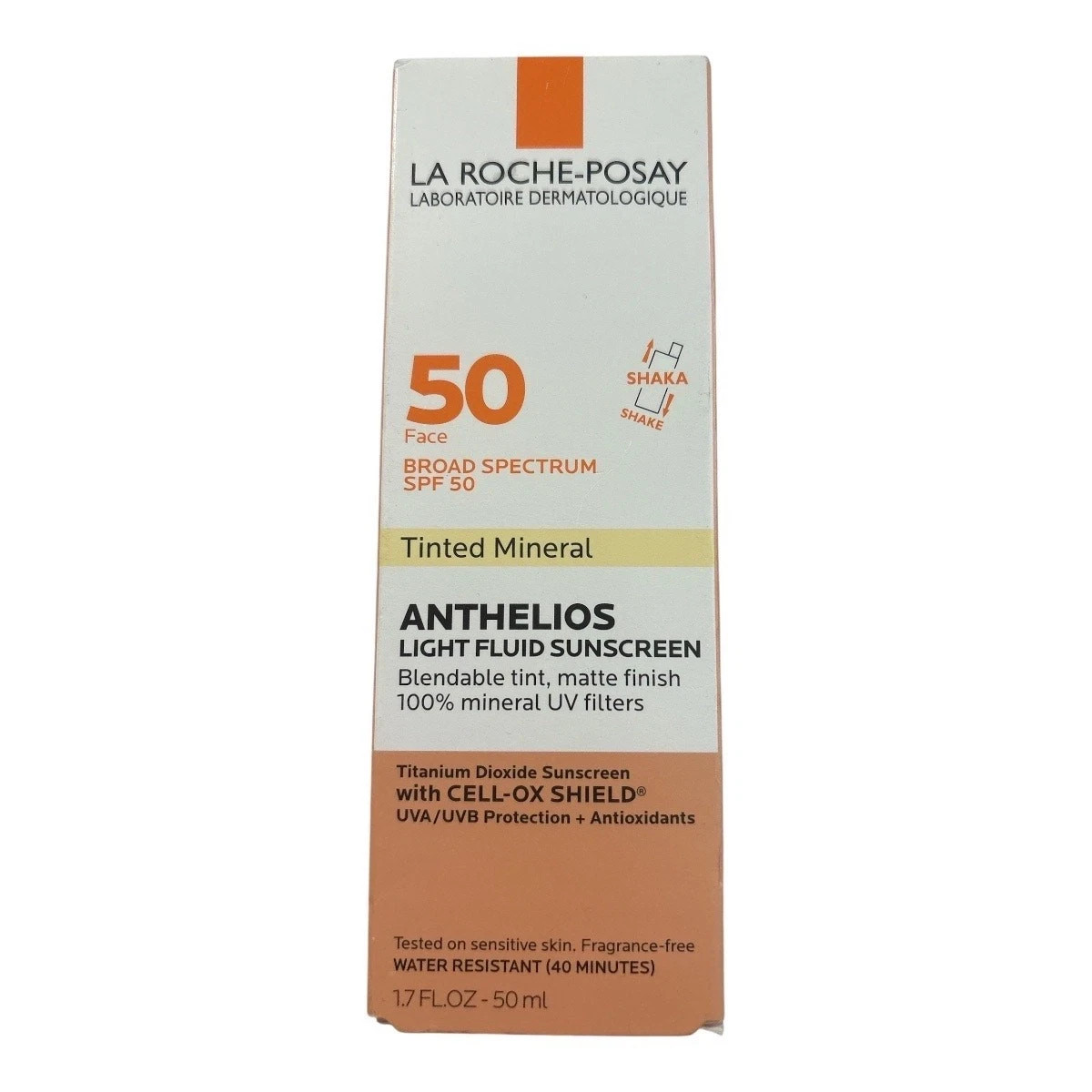 La Roche-Posay Anthelios Tinted Mineral Sunscreen SPF 50 1.7 ounce exp 10/2026+