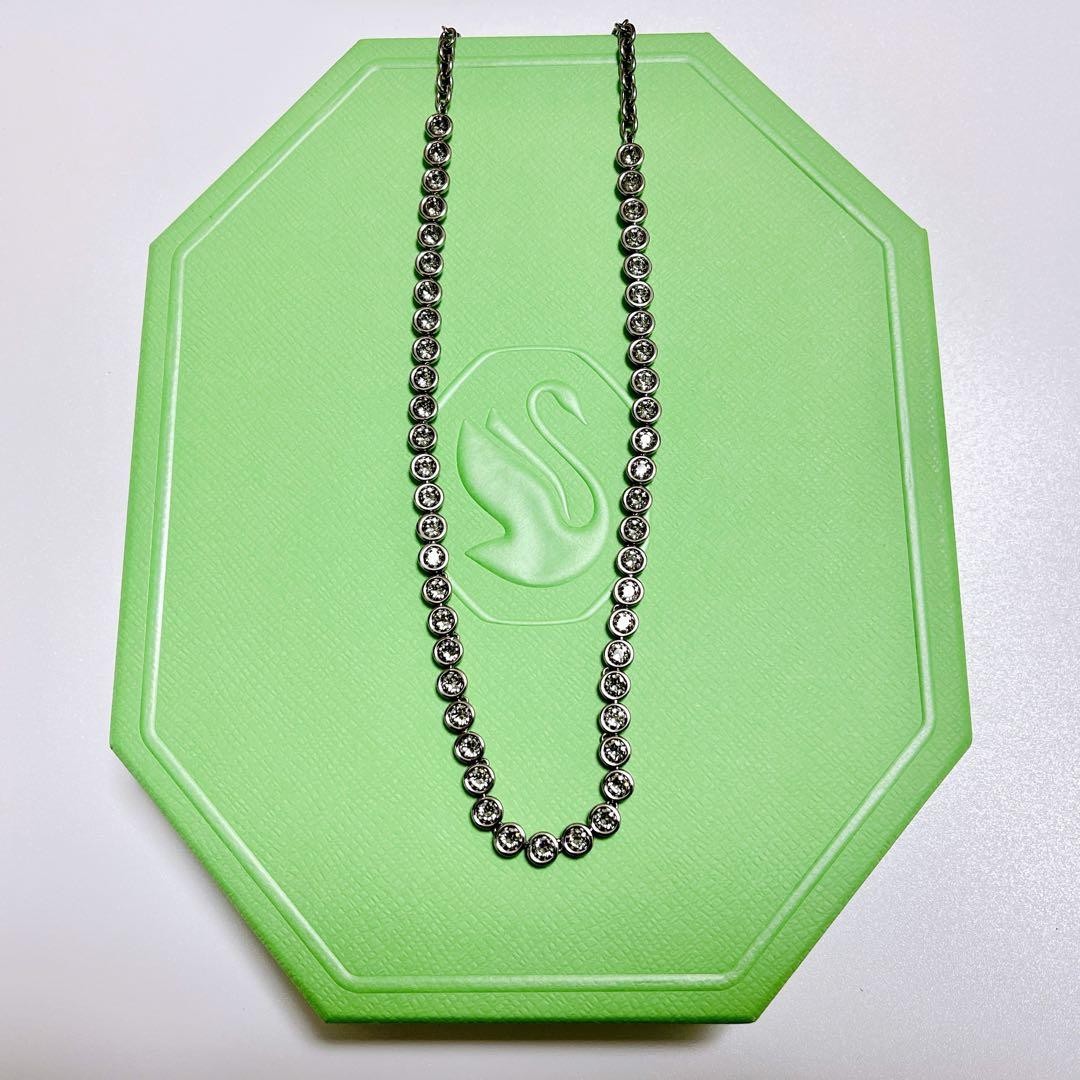 Swarovski Inver Tennis Necklace 42 50 cm