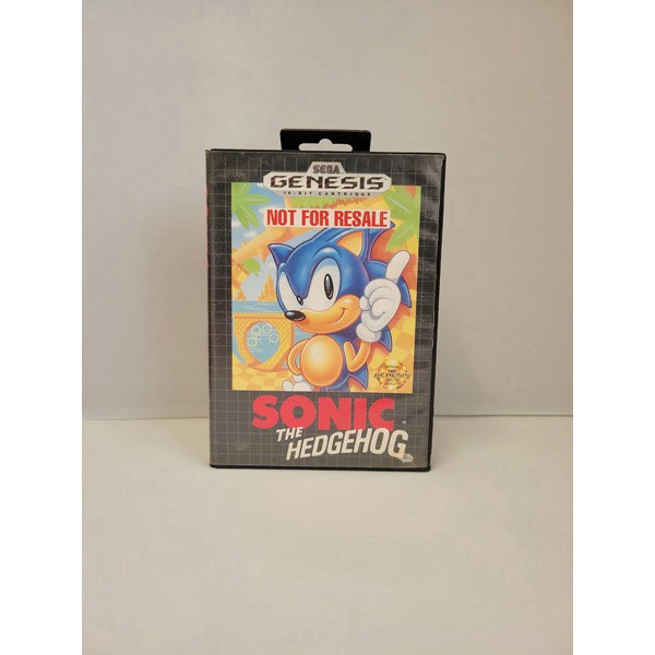 Sonic the Hedgehog Not for Resale Case Only