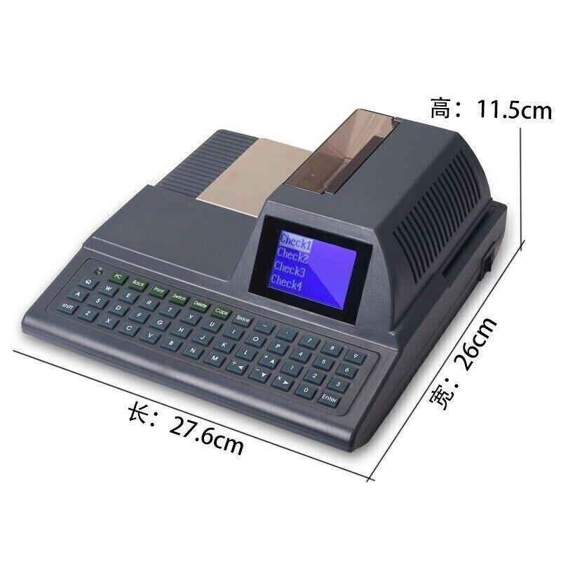 English Electronic Bank Counter Check Printer Keyboard Check Printer