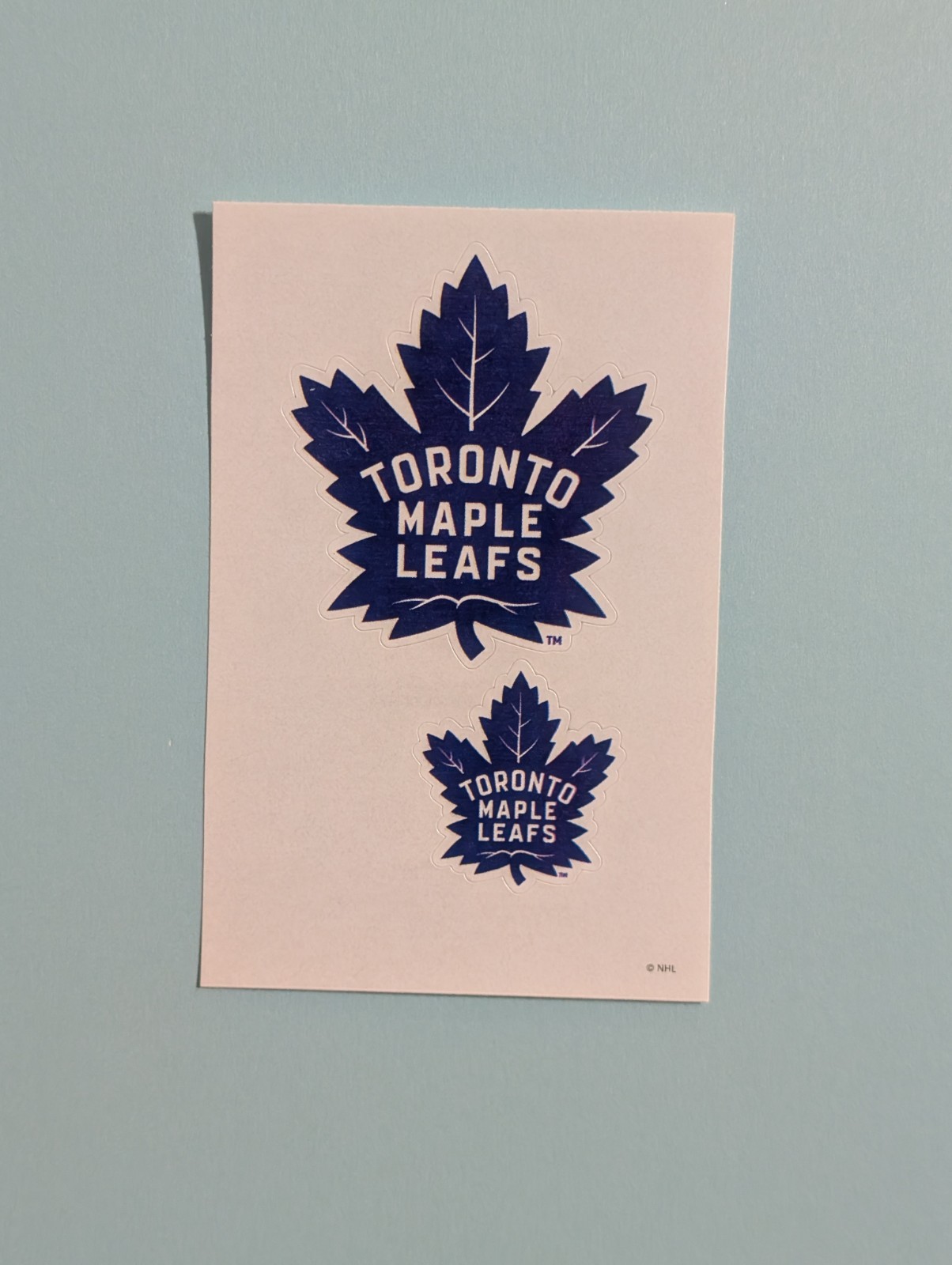 Toronto Maple Leafs Logo Sticker - 2013 NHL Vending Sports Series - Ice Hockey