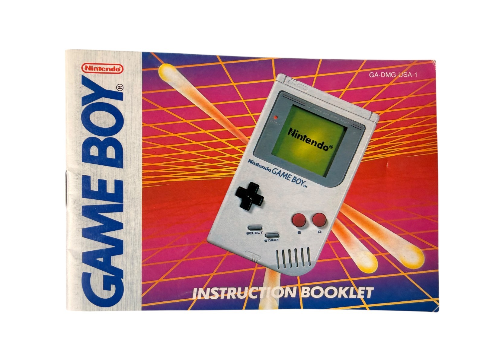 System Console Insert Nintendo Gameboy Instruction Manual Only Authentic
