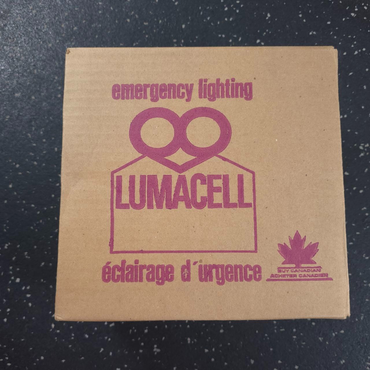 Lumacell RS22Q Recessed Emergency Light Fixture LB1340 12V 12W Vintage