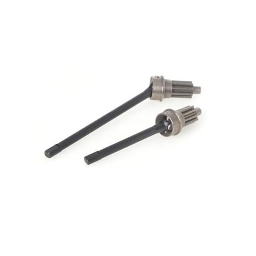  1/10th RC Crawler Car CNC HD Steel Rear Axle Shaft with Gear for TRX4 Front