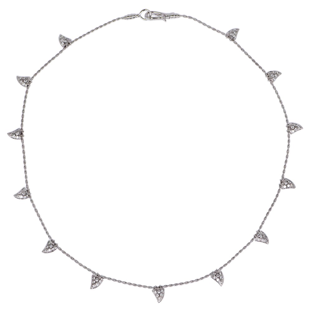 TASAKI Thorns Necklace 750WG Diamond 2.17ct 43cm