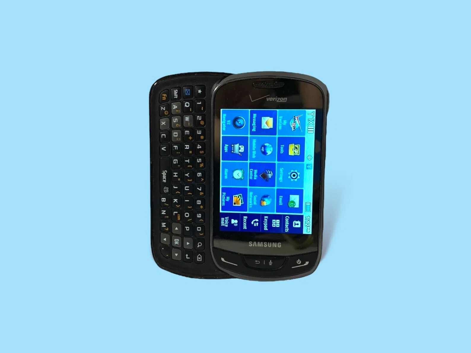 Vintage Y2K Slider Keyboard Cell Phone.Works.