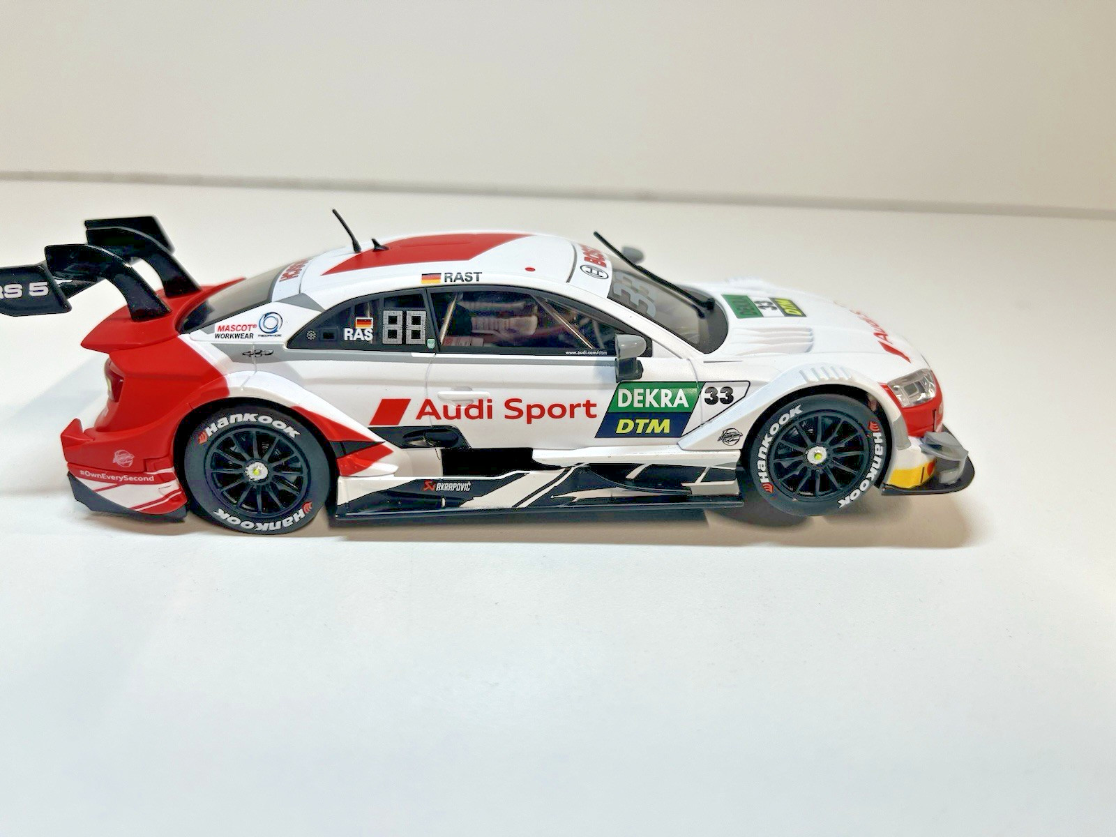 Carrera Audi RS 5 DTM Slot Car 1/32 Scale #33 White/Red DTM 2020
