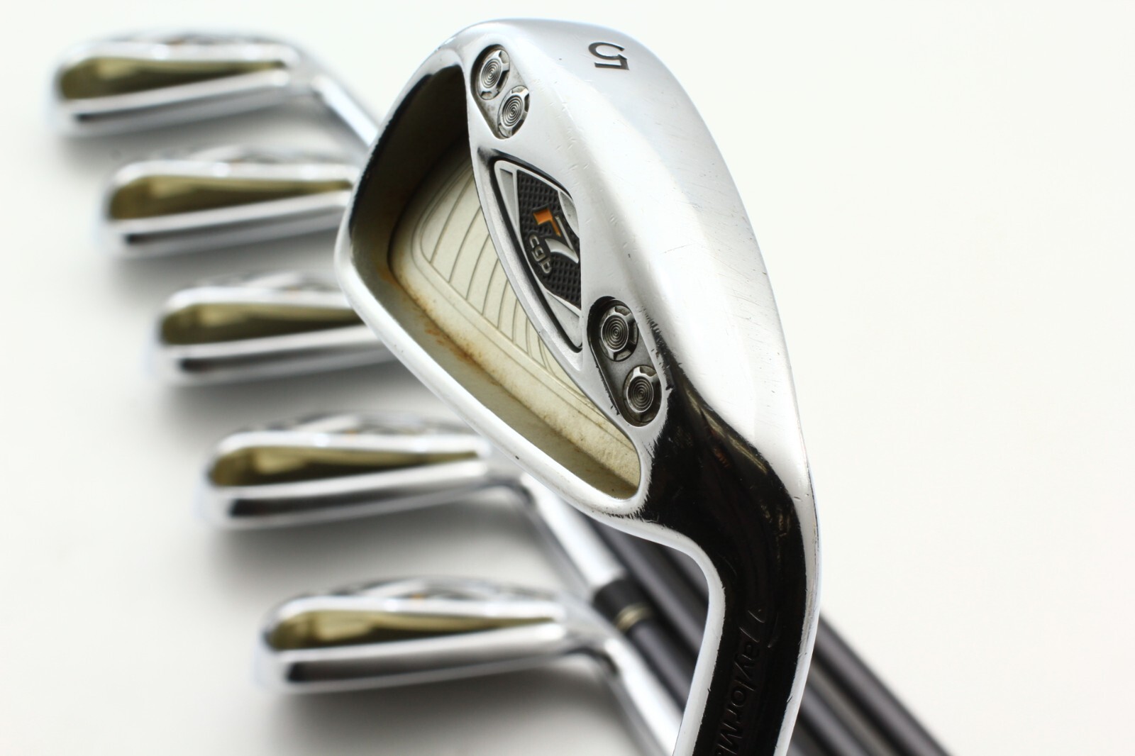 6Pcs TaylorMade r7 rac CGB MAX 5-6-7-8-9-PW Iron set M.A.S.2 7 50PLUS Stiff S RH