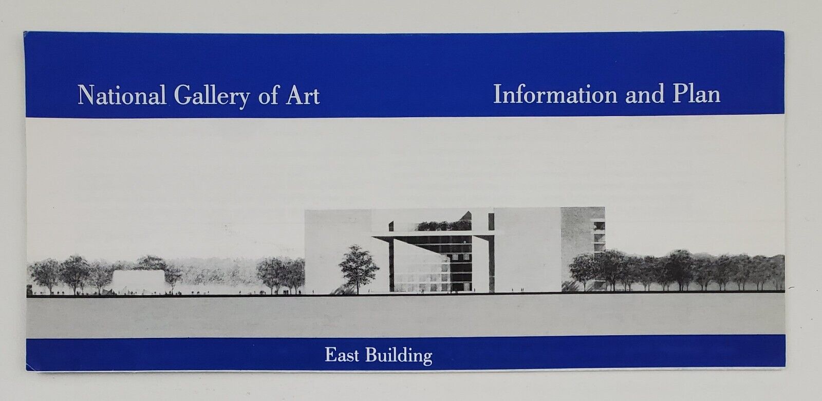 1990s Washington DC National Galery of Art Vintage Travel Brochure Map