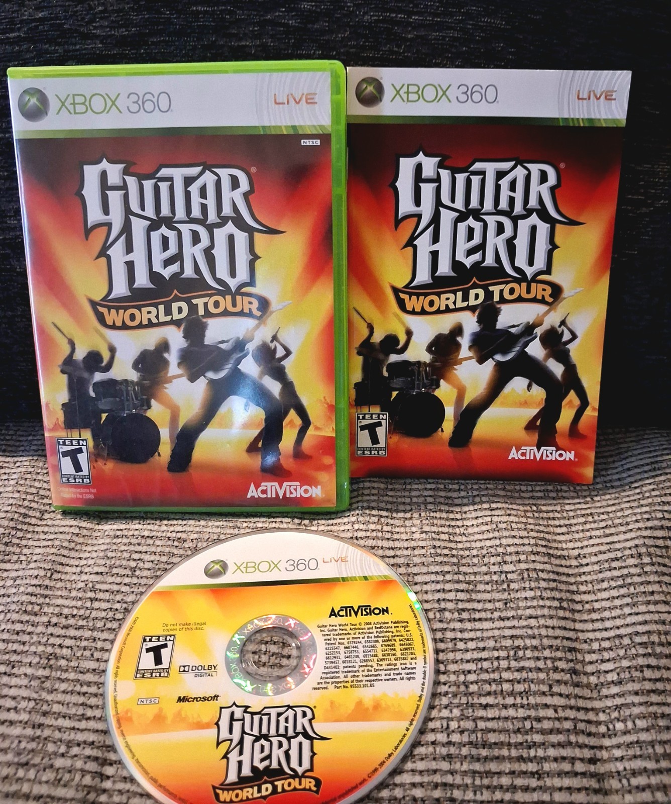 Guitar Hero III 3 Legends of Rock Xbox 360 Complete CIB TESTED