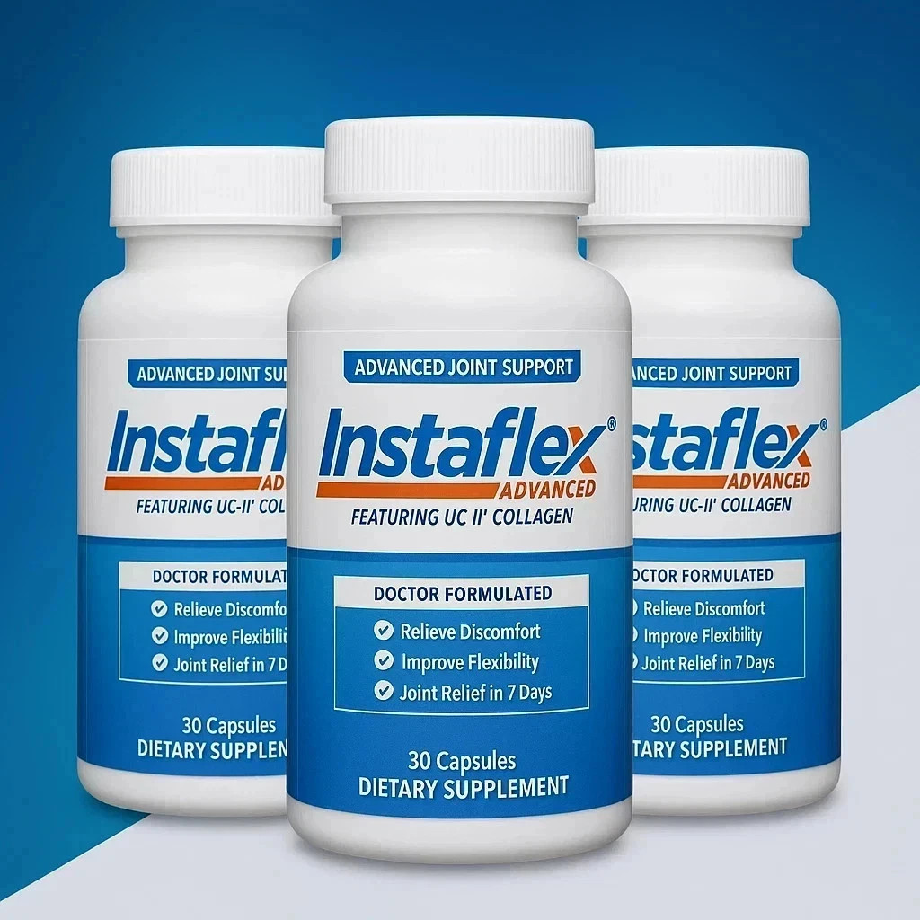 3 Pack Instaflex Advanced Joint Support Supplement 30 Capsules New Exp 2027