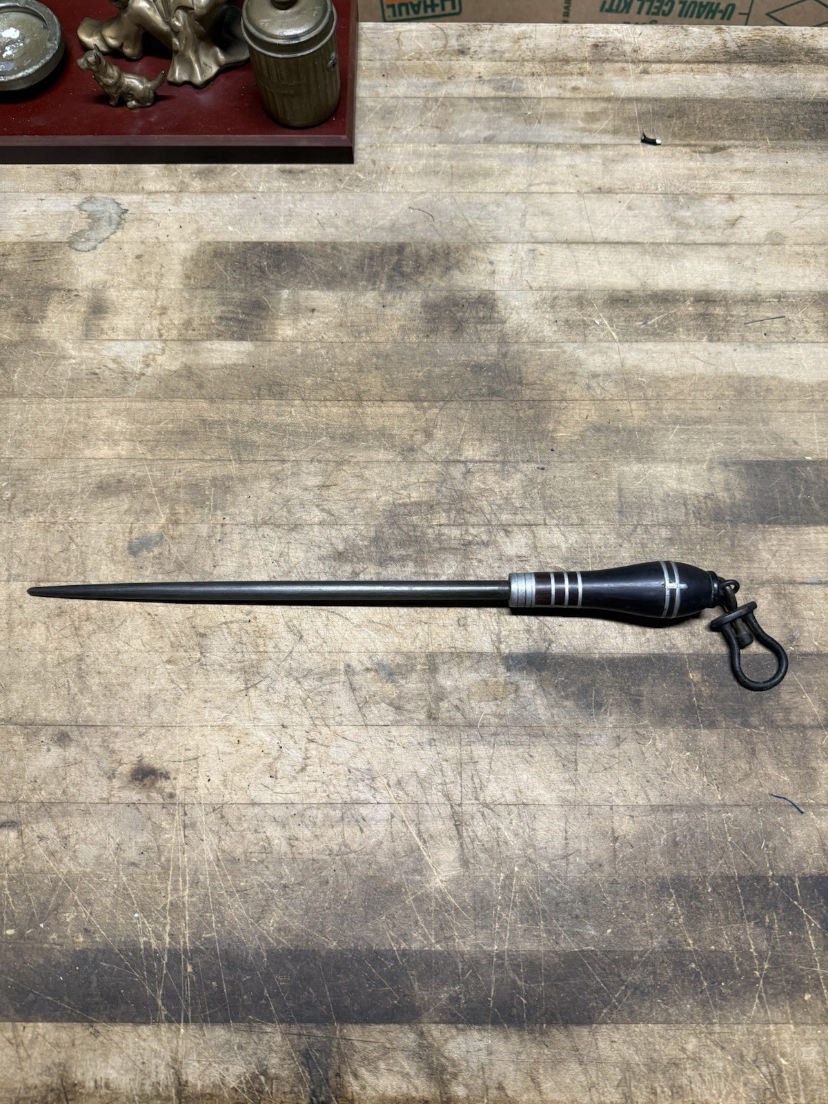 Antique Vintage Wilson Sheffield England Knife Sharpening Steel- NICE