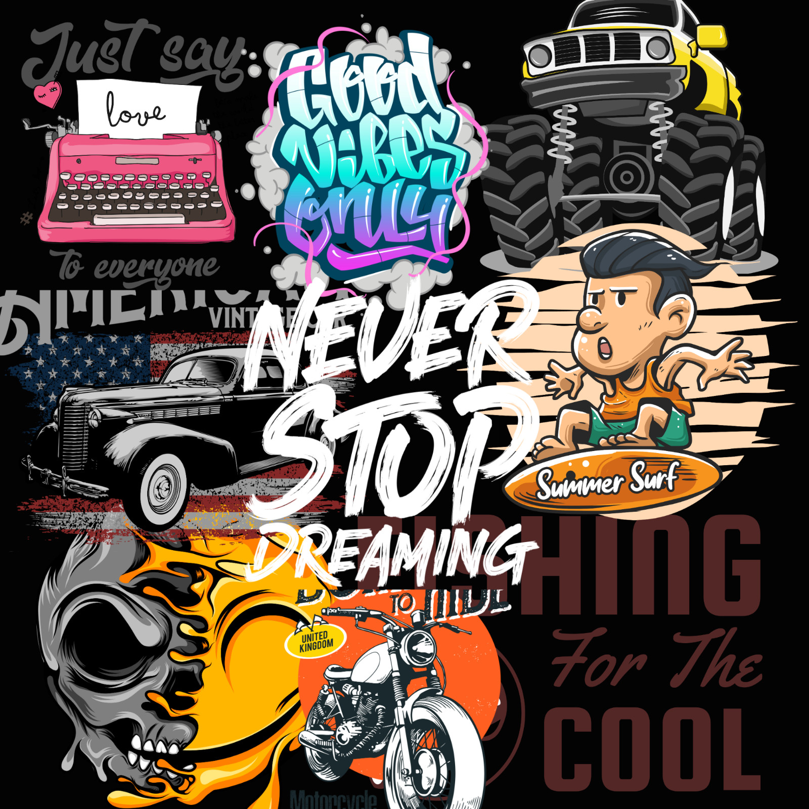 5000+ Premium T-Shirt Designs Bundle - Editable Adobe Illustrator Files for POD