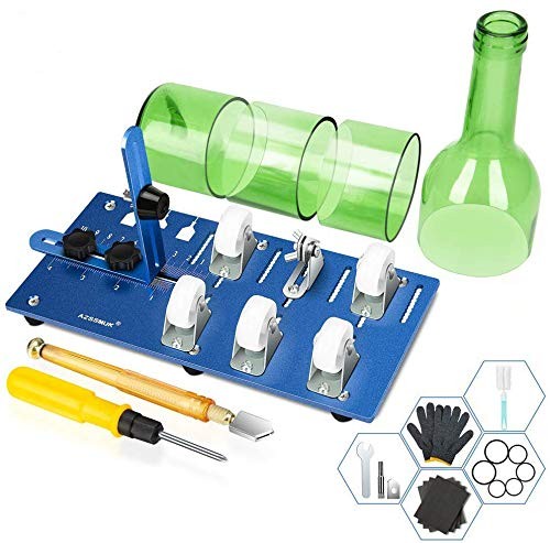 Glass Bottle Cutter Upgraded Bottle Cutting Machine for Cutting Round, Oval B...