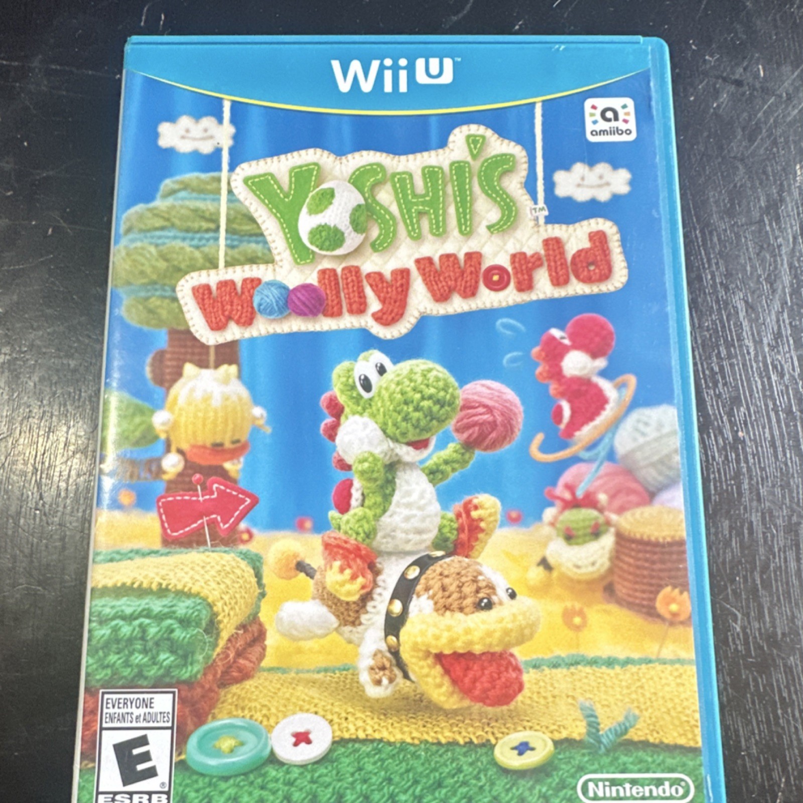 Nintendo Yoshi's Woolly World Wii U Multiplayer Manual Included amiibo