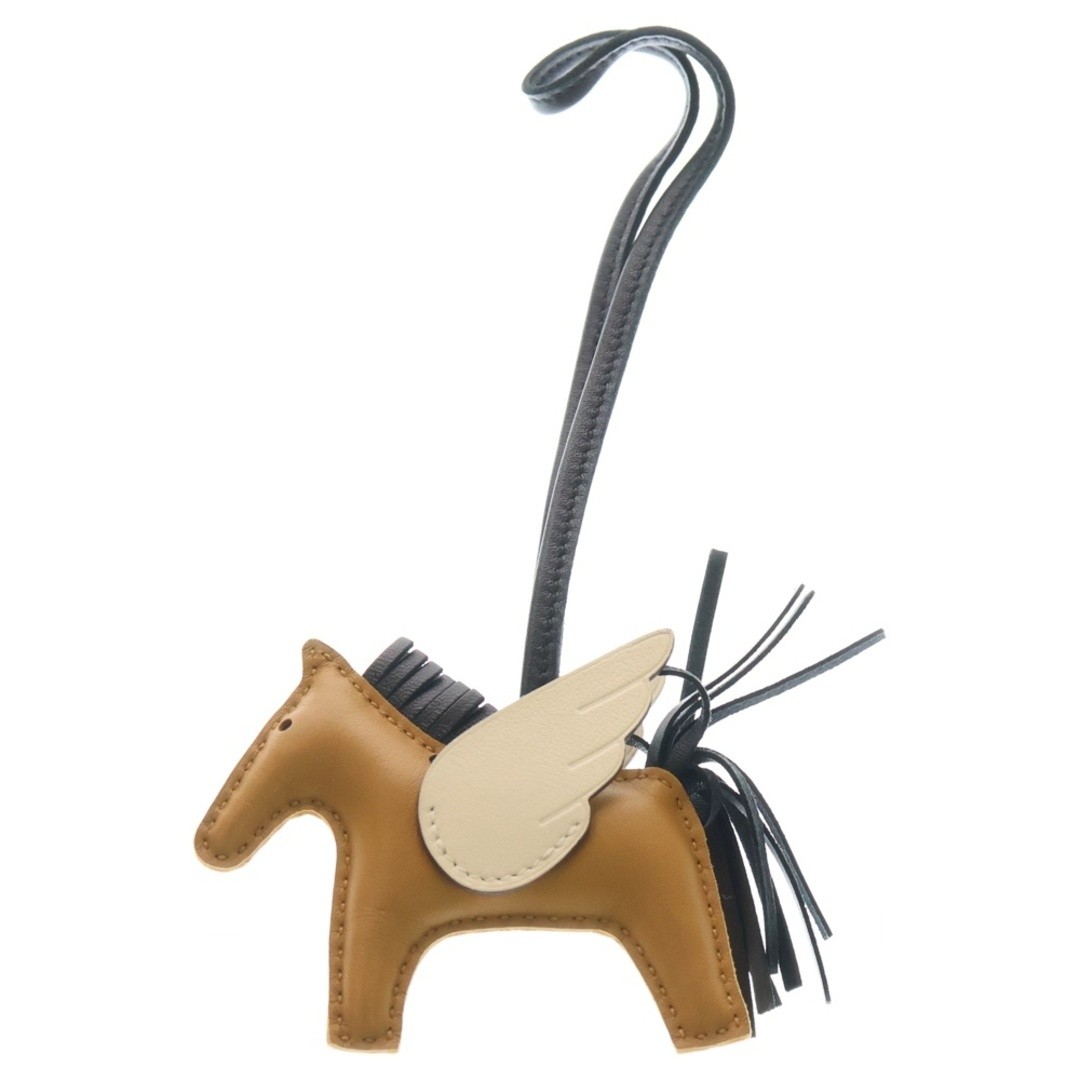 Hermes Rodeo Pegasus PM Bag Charm Chai x black × Nata Anomiro Z engraved Used 7e