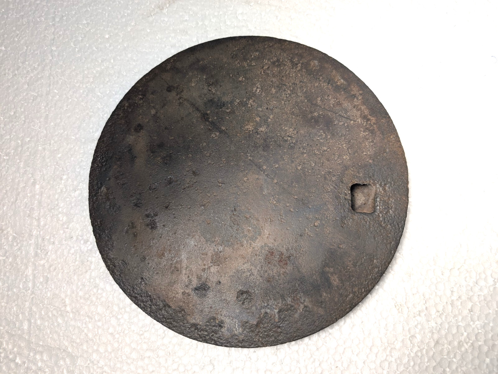 Antique  Cast iron Wood Stove Burner Cover  Lid Marked 8 on Back