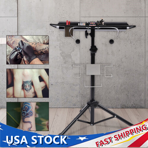 NEW Detachable Tattoo Mobile Work Station Stand Portable Adjustable Tattoo Desk