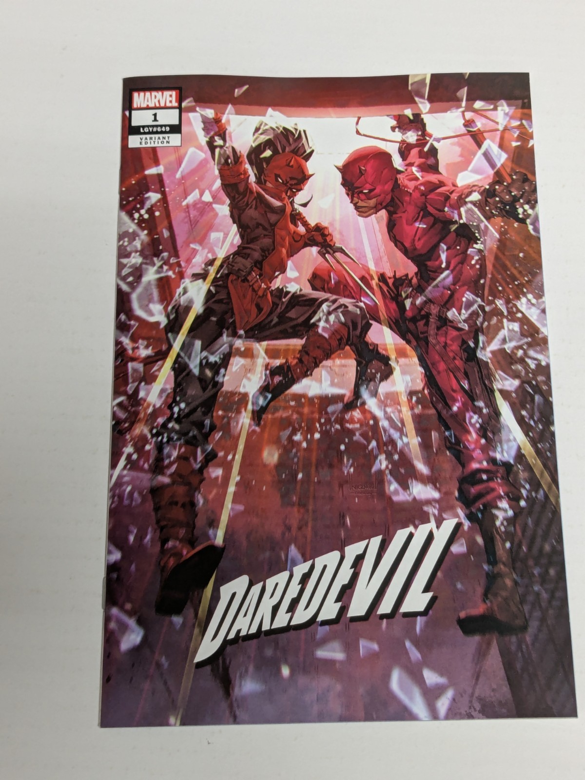 DAREDEVIL #1 (2022) - Kael Ngu Variant - Kingpin, Spider-Man, Elektra - Marvel