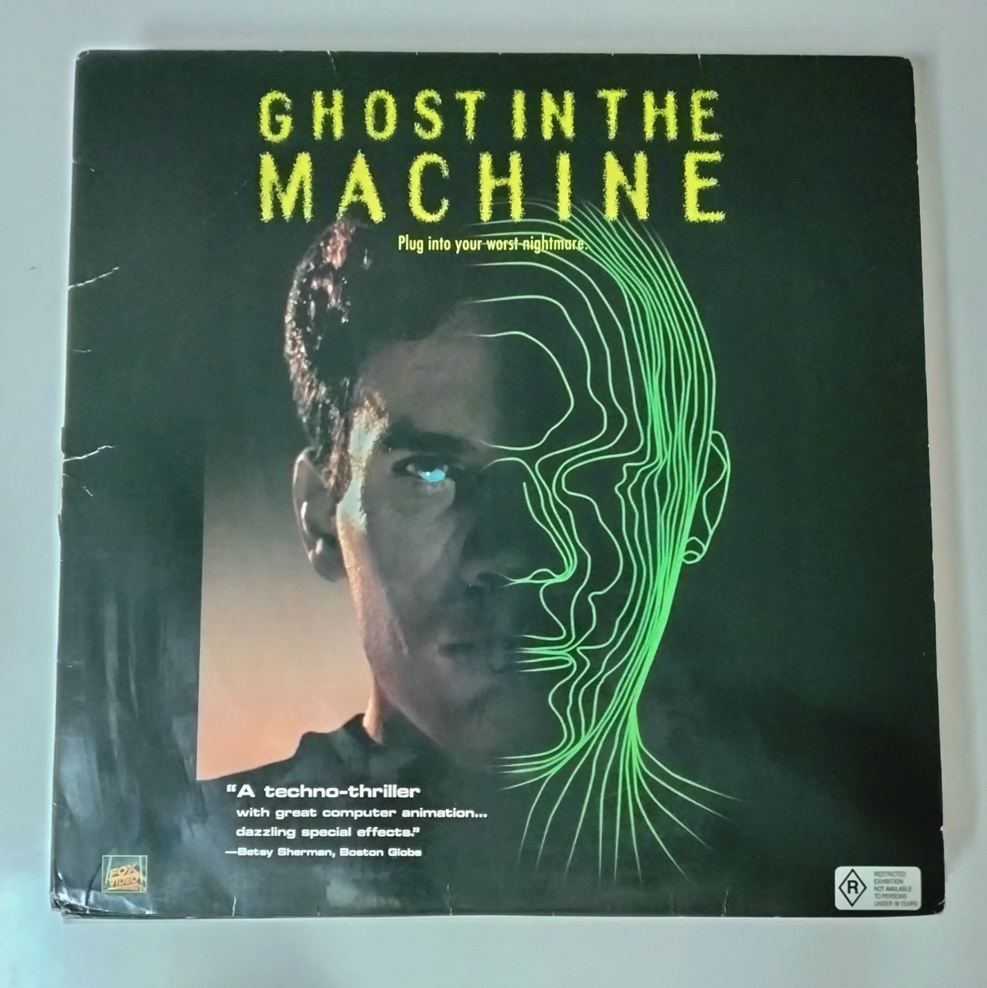 *GHOST IN THE MACHINE laserdisc 20th Century Fox rare Cyber Thriller Sci-Fi LD*
