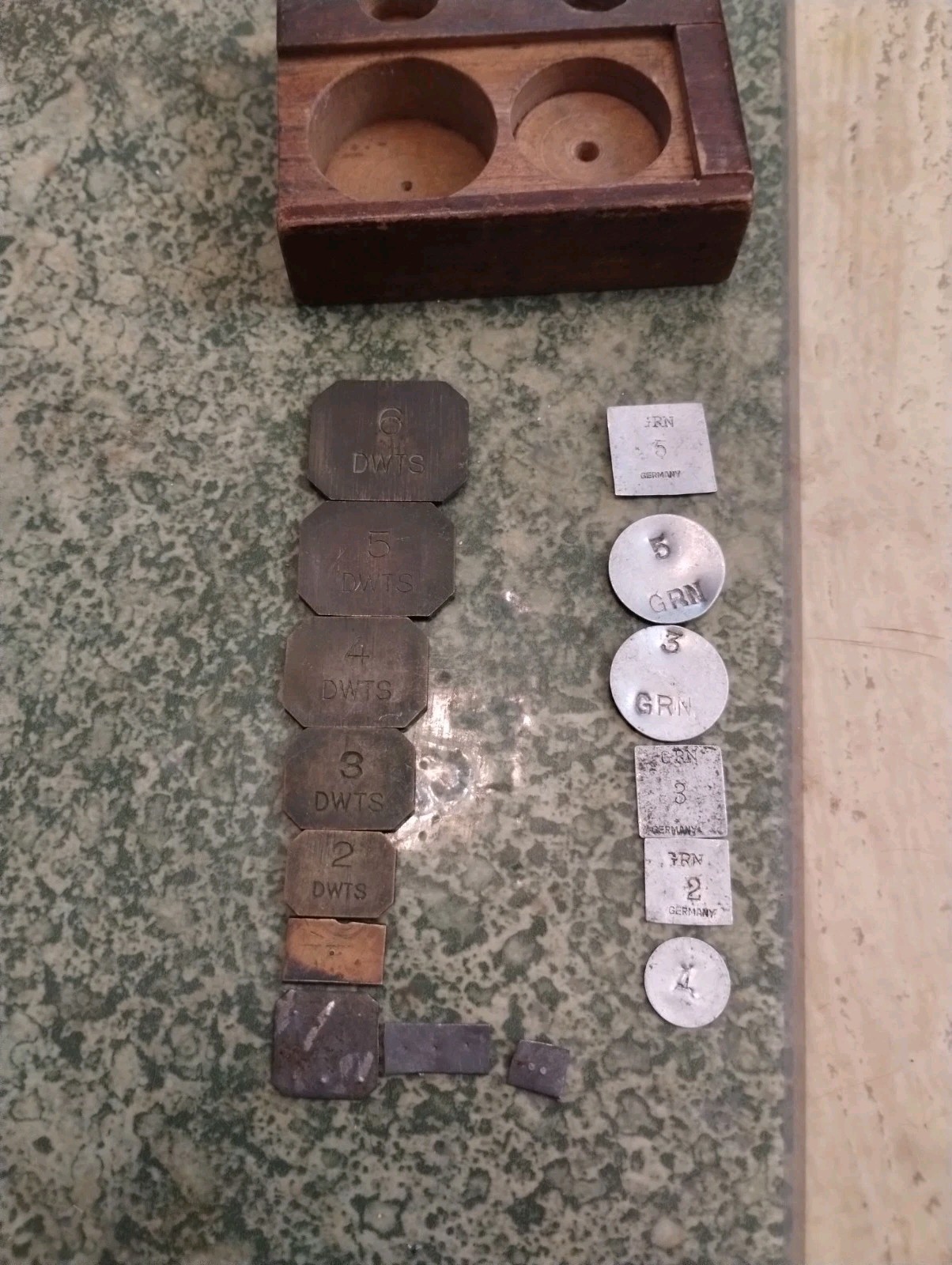 15 Piece Brass & Other DWTS Scale weight apothecary, Precious Metal, Jewel Rare!