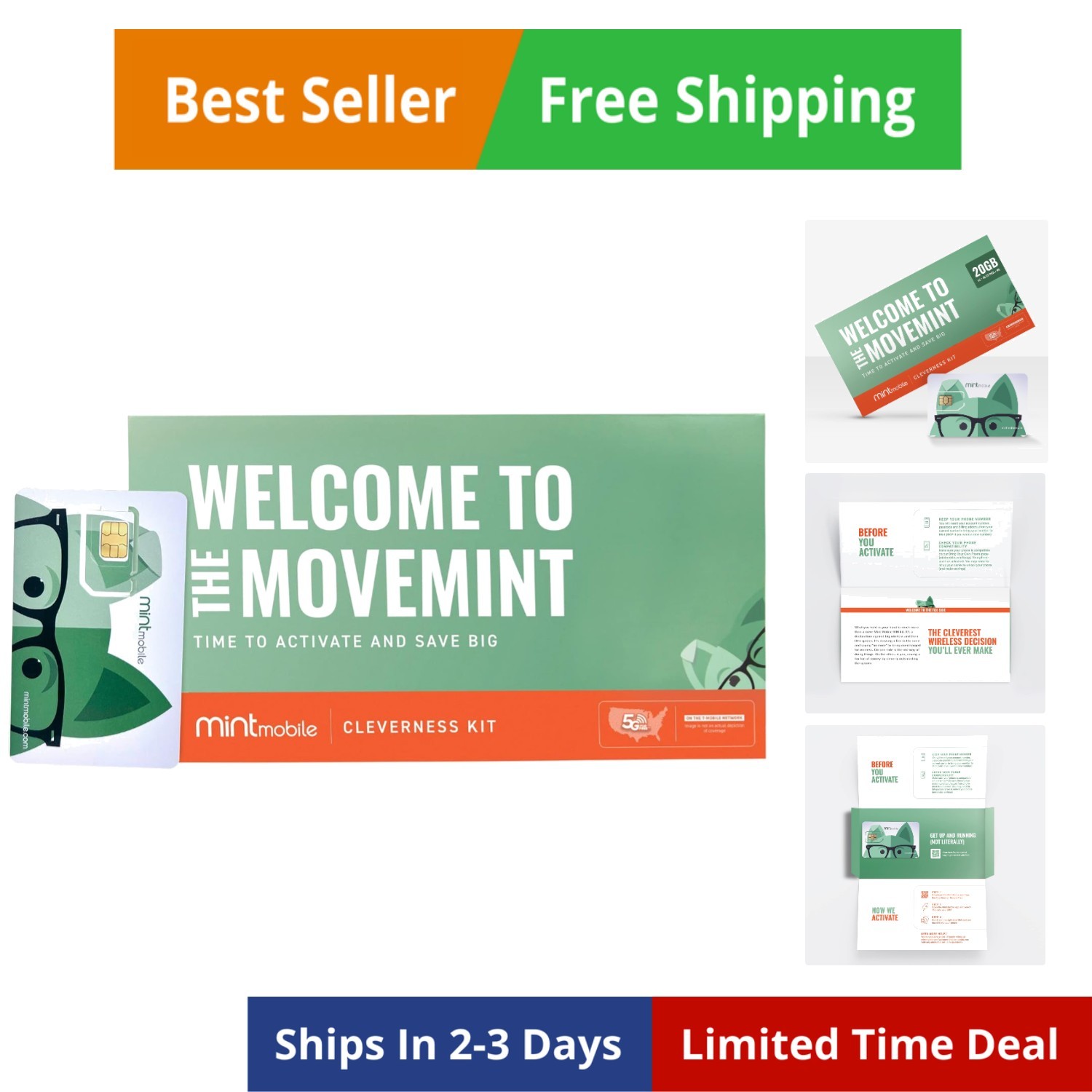 25/mo. Phone Plan with 20GB of 5G-4G LTE Data + Unlimited Talk & Text for 3  ...