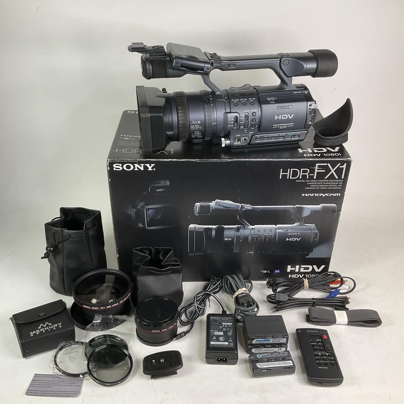 Sony HDR-FX1 Digital HD Video Camera Recorder 3CCD Carl Zeiss 1,6/4.5-54