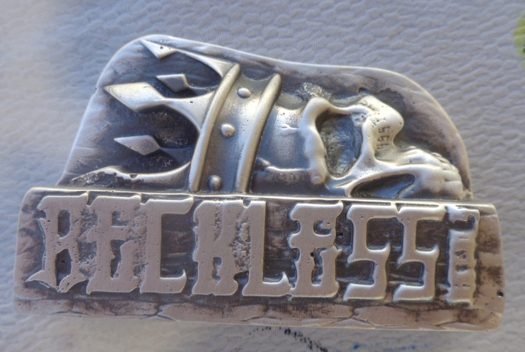 8 oz. PRAECIPITEM MONOLITH numbered antiqued limited ingot .999 fine silver