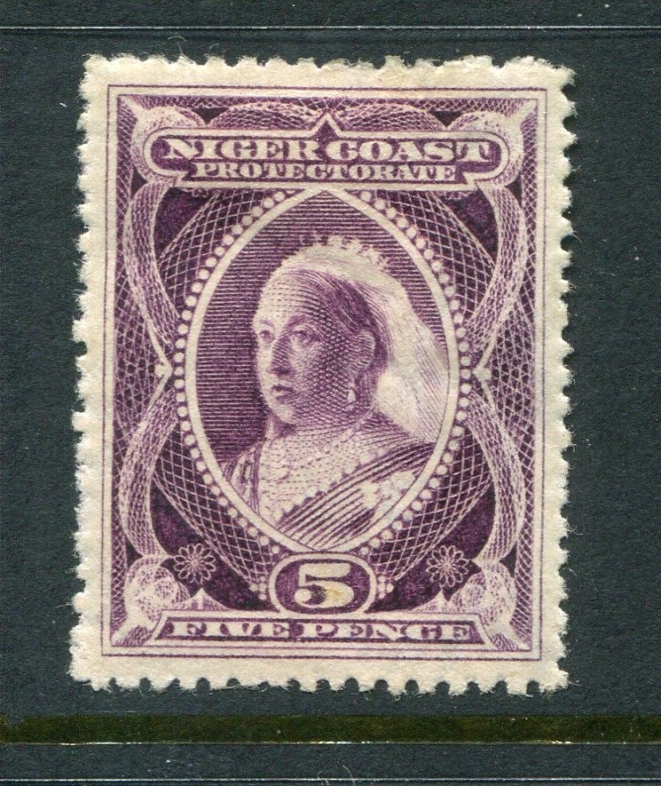 Niger Coast Protectorate #59 Victoria 5 P. [Mint Hinged]