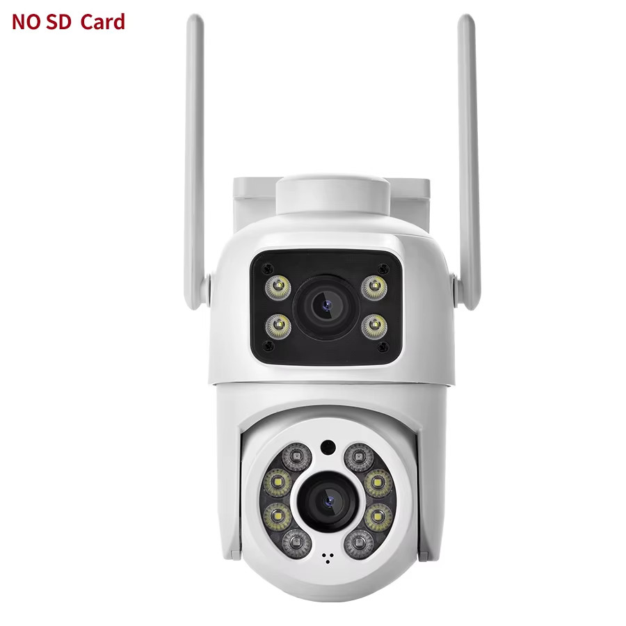 4MP Outdoor Waterproof Surveillance Camera Dual Lens Dual Screen Auto Tracking I