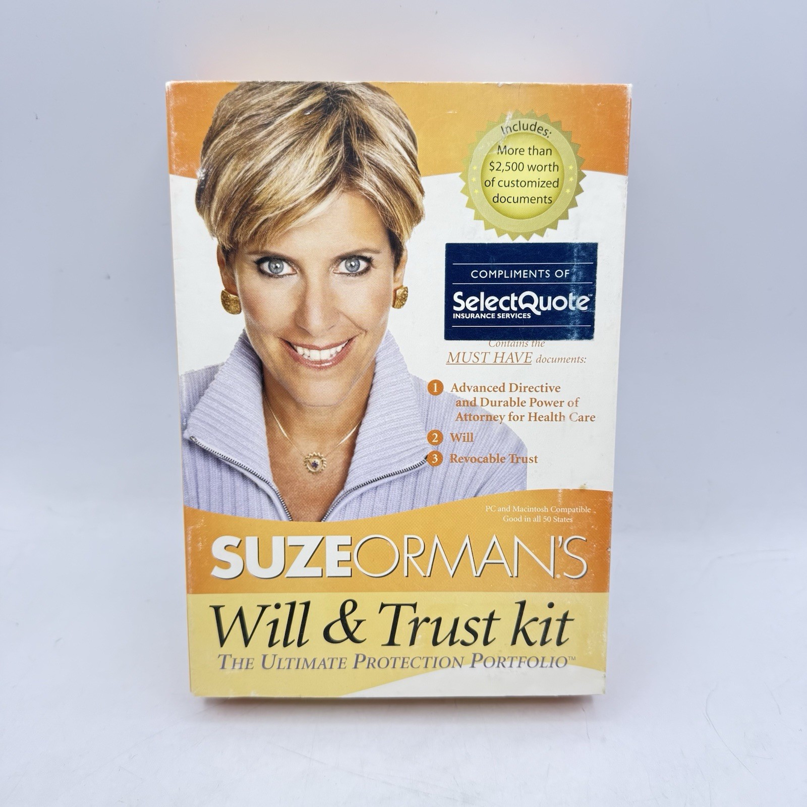 Suze Orman’s Will & Trust Kit For PC & Mac SEALED NEW