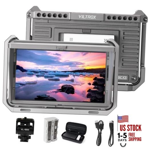  DC-X2 6 Inch 2000Nits Camera Video Field Monitor with Rig DC-X2 Rig Kit