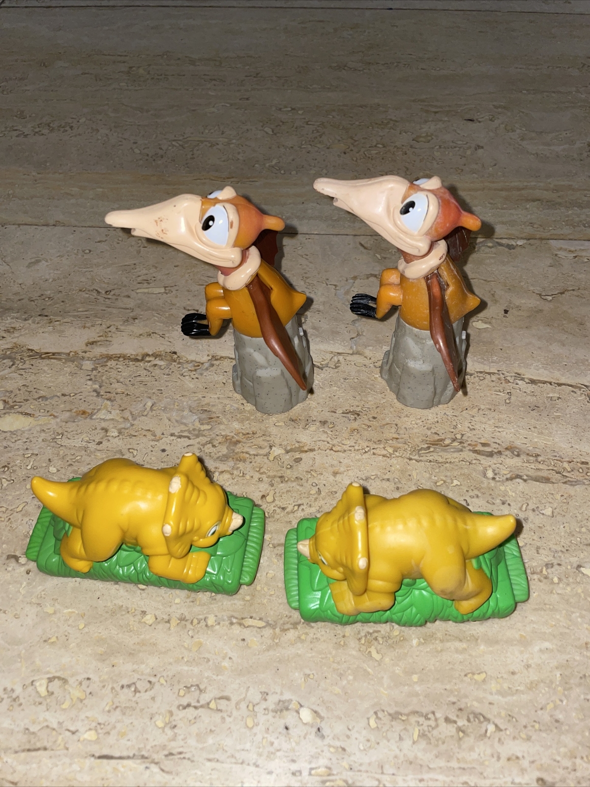 Lot Of 4 1997 Burger King Kids Club The Land Before Time Toys