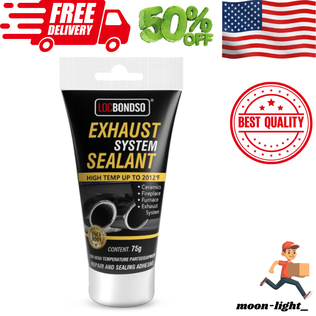 High Temp Muffler and Tailpipe Sealer - Exhaust System Sealant - 2.6 Oz. Muffler