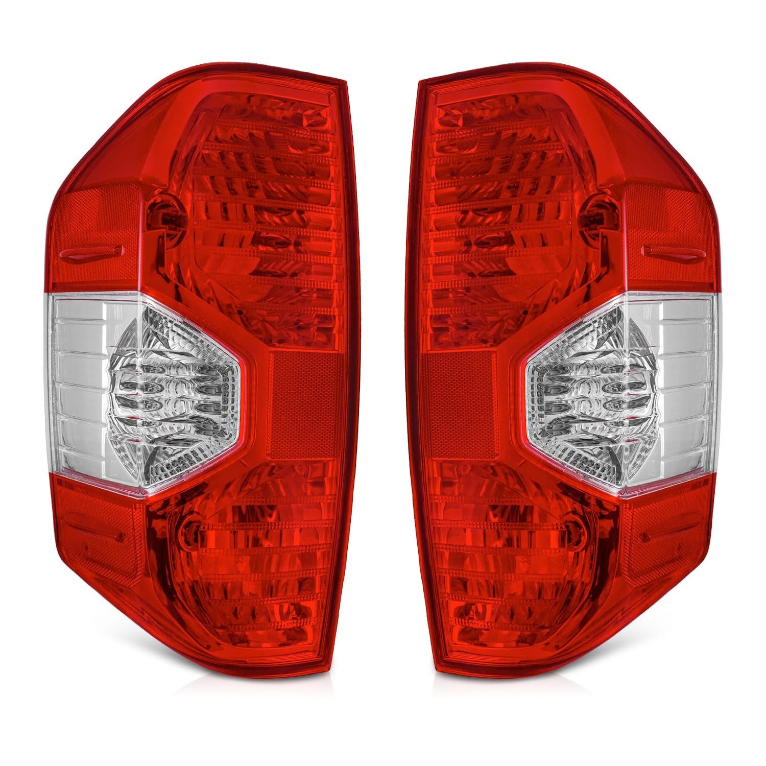 WEELMOTO Tail Light Compatible with Tundra 2014-2021 Pickup Taillights Rear B...