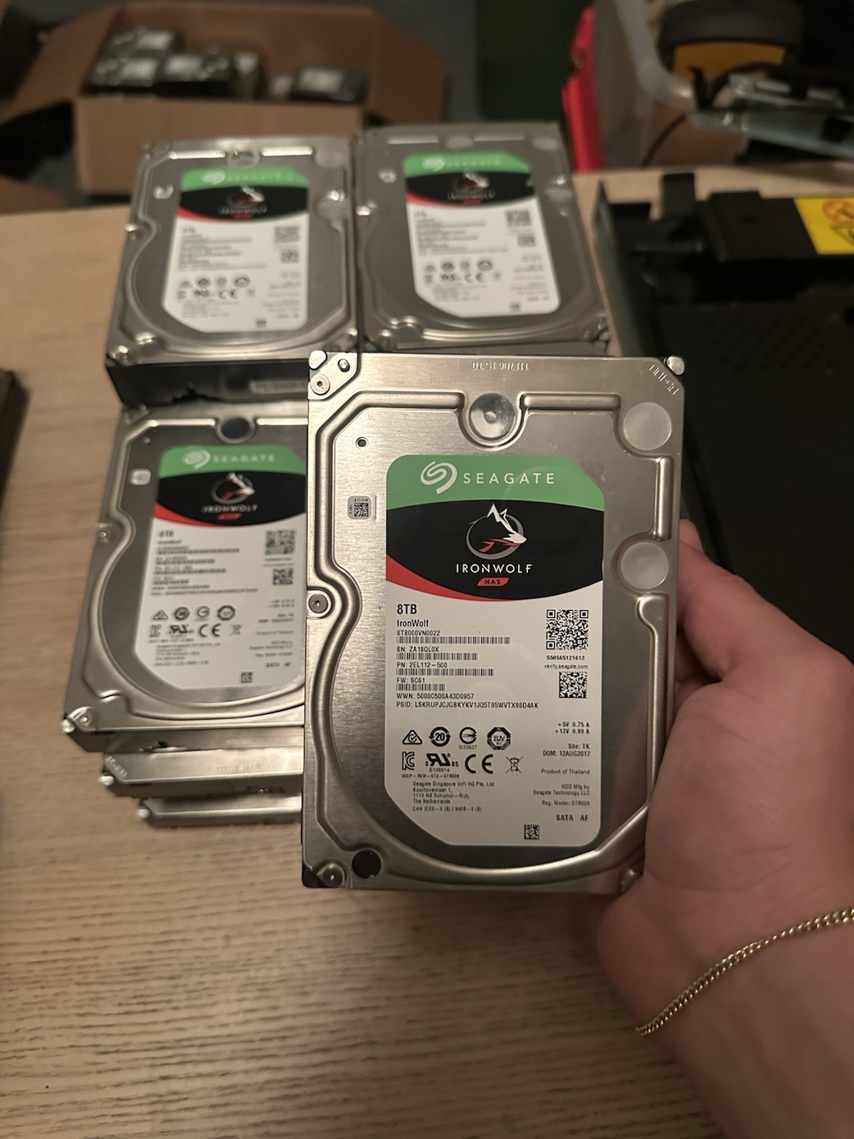 Seagate IronWolf 8TB 3.5" SATA III 7200RPM 256MB NAS Internal Hard Drive