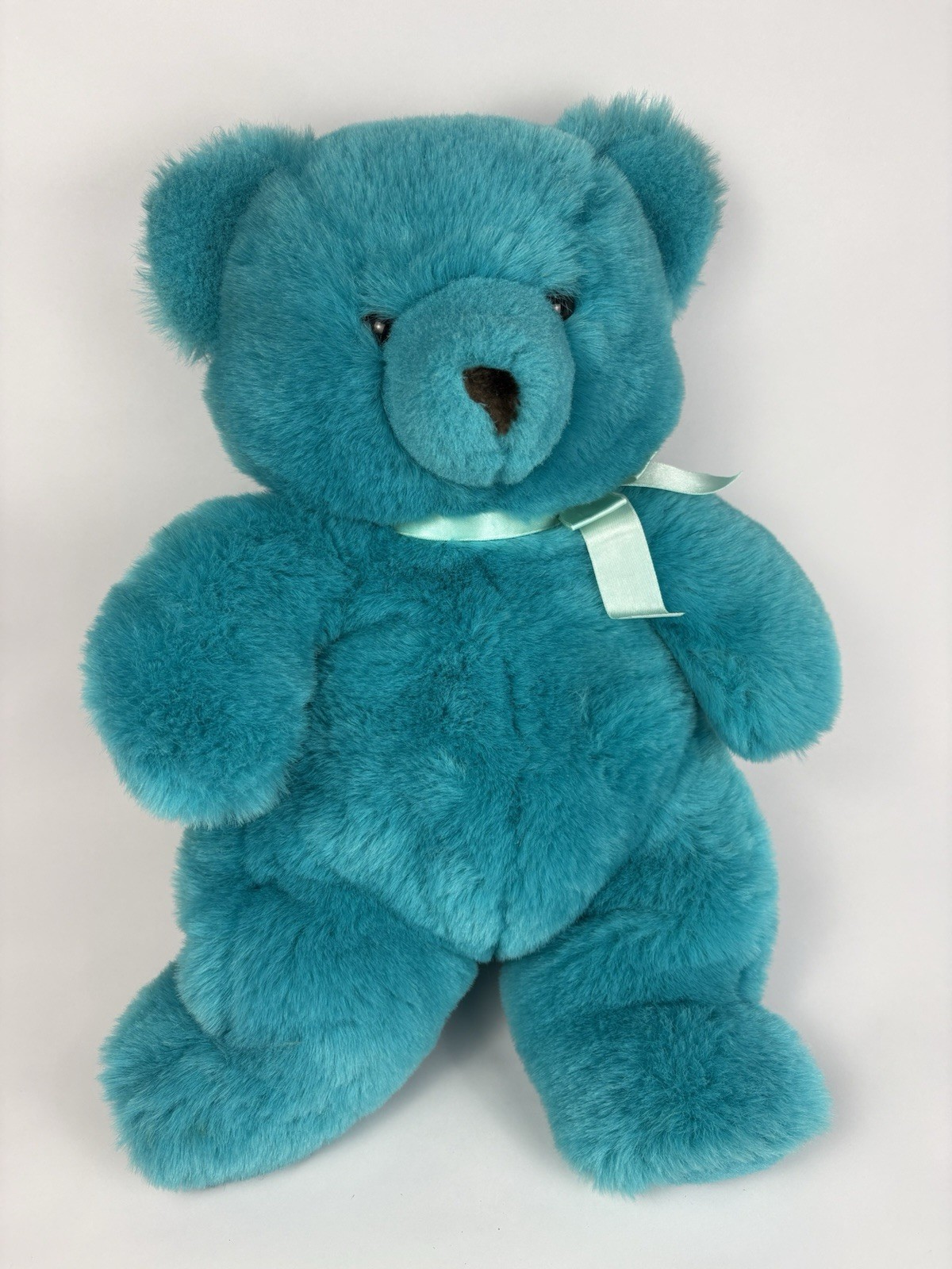 Vintage Applause Baby Pastel Blue Teddy Bear 18" Plush 1987 Boy Stuffed Animal