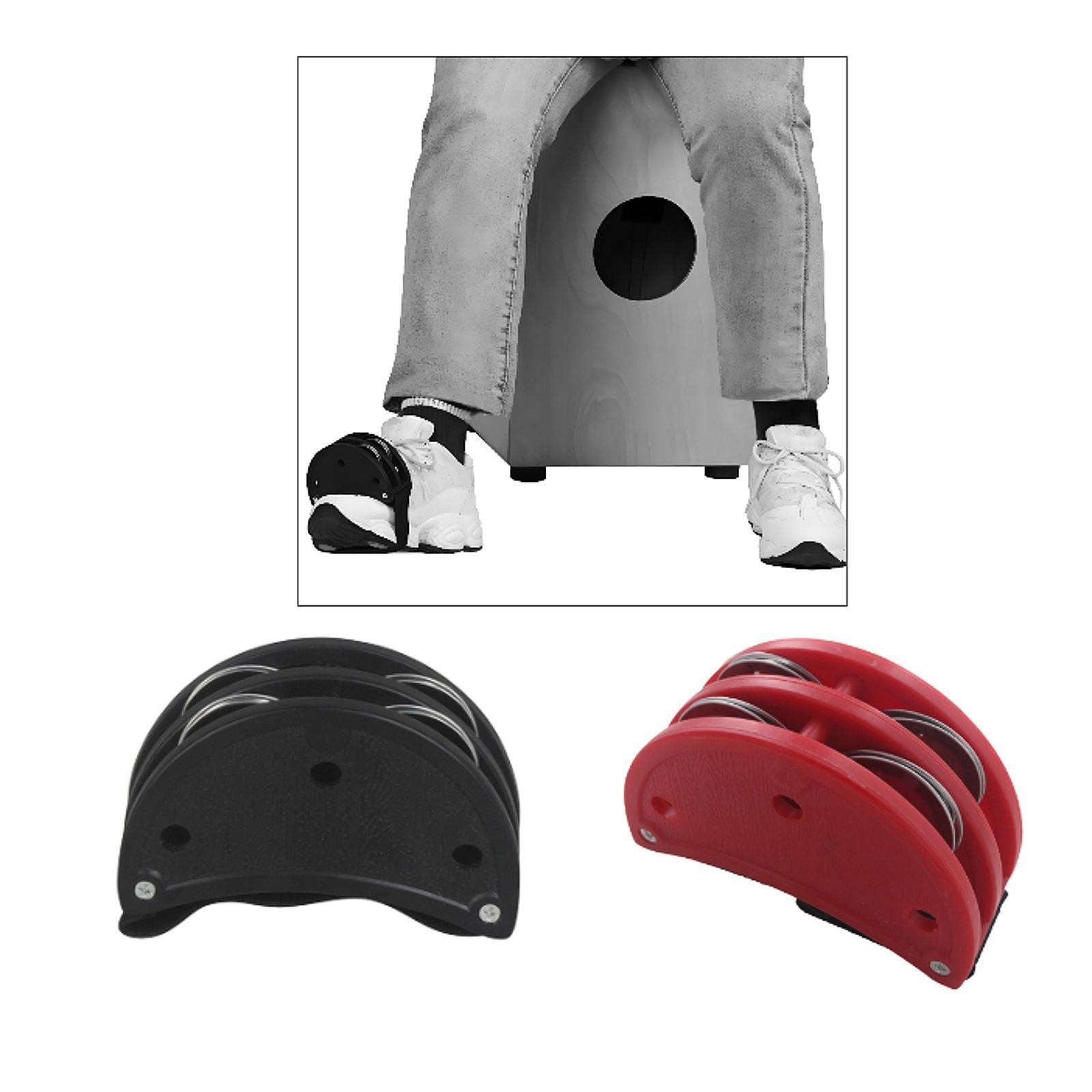 Foot Tambourine Foot Drum Lightweight Portable Foot Shaker Professional Sturdy