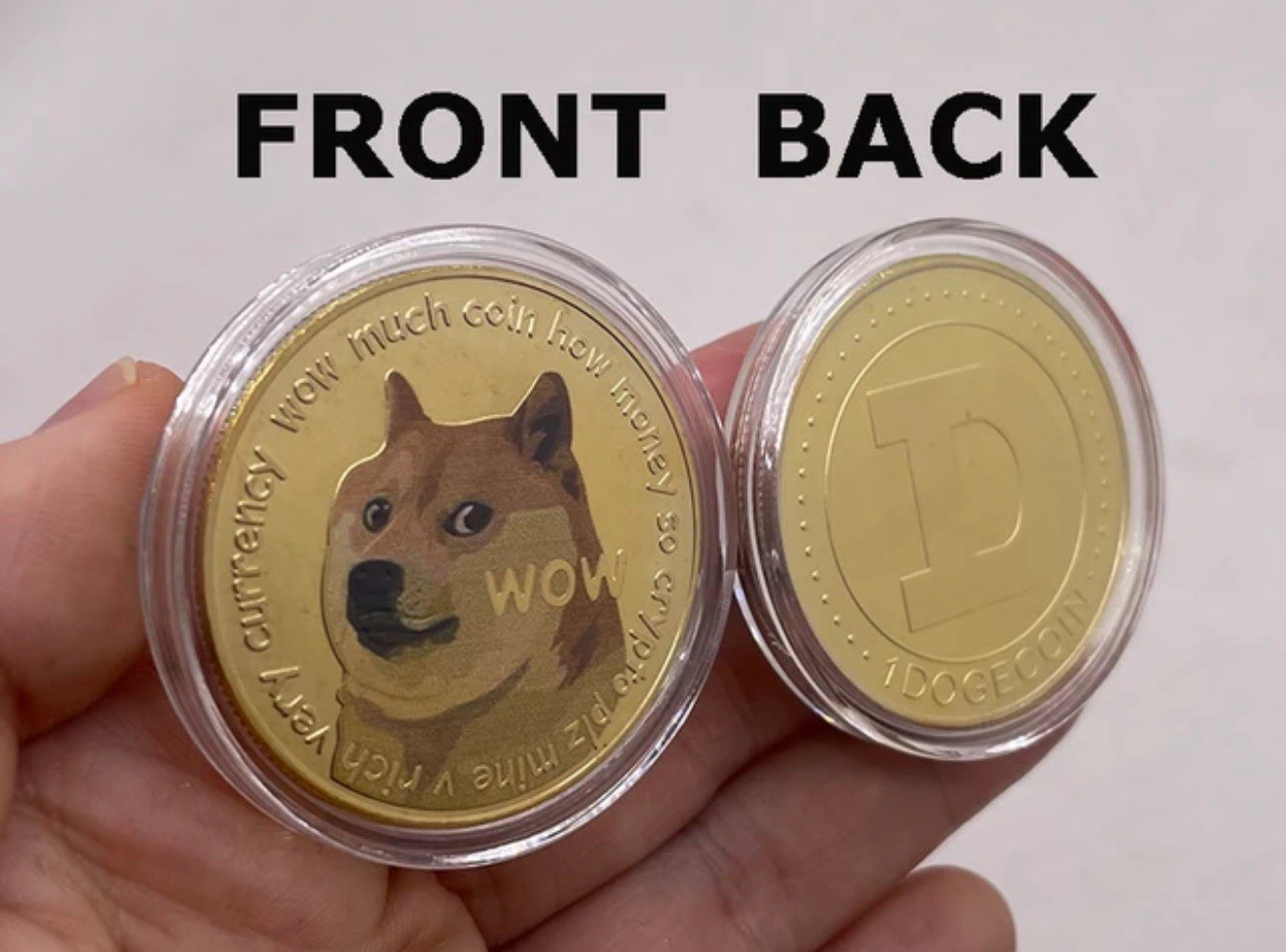 Dogecoin Commemorative Coin Collectible Wow Coin