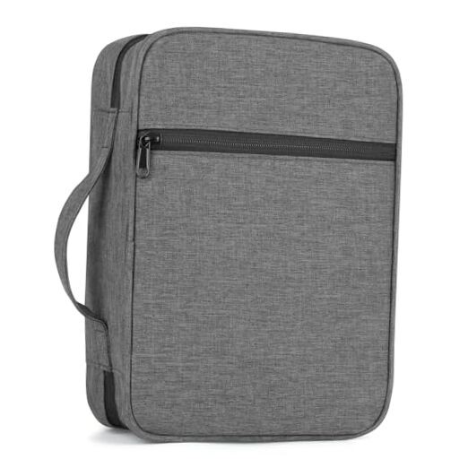 Bible Cover with Durable Handle, Carrying Book Case Church Bag Bible, SJBox-3