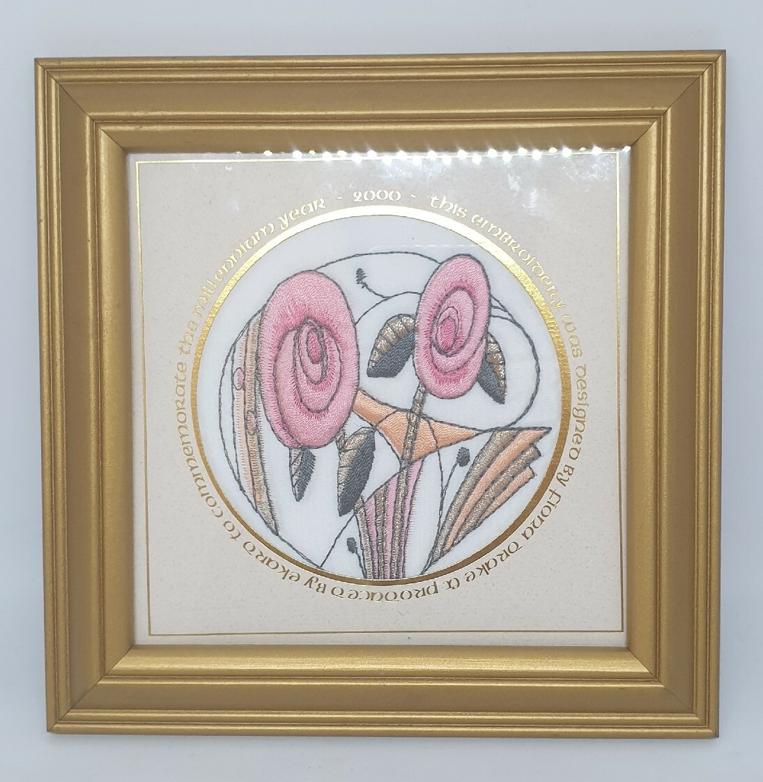 Millennium 2000 Embroidery Fiona Drake By Ekard-Charles Rennie Mackintosh Style