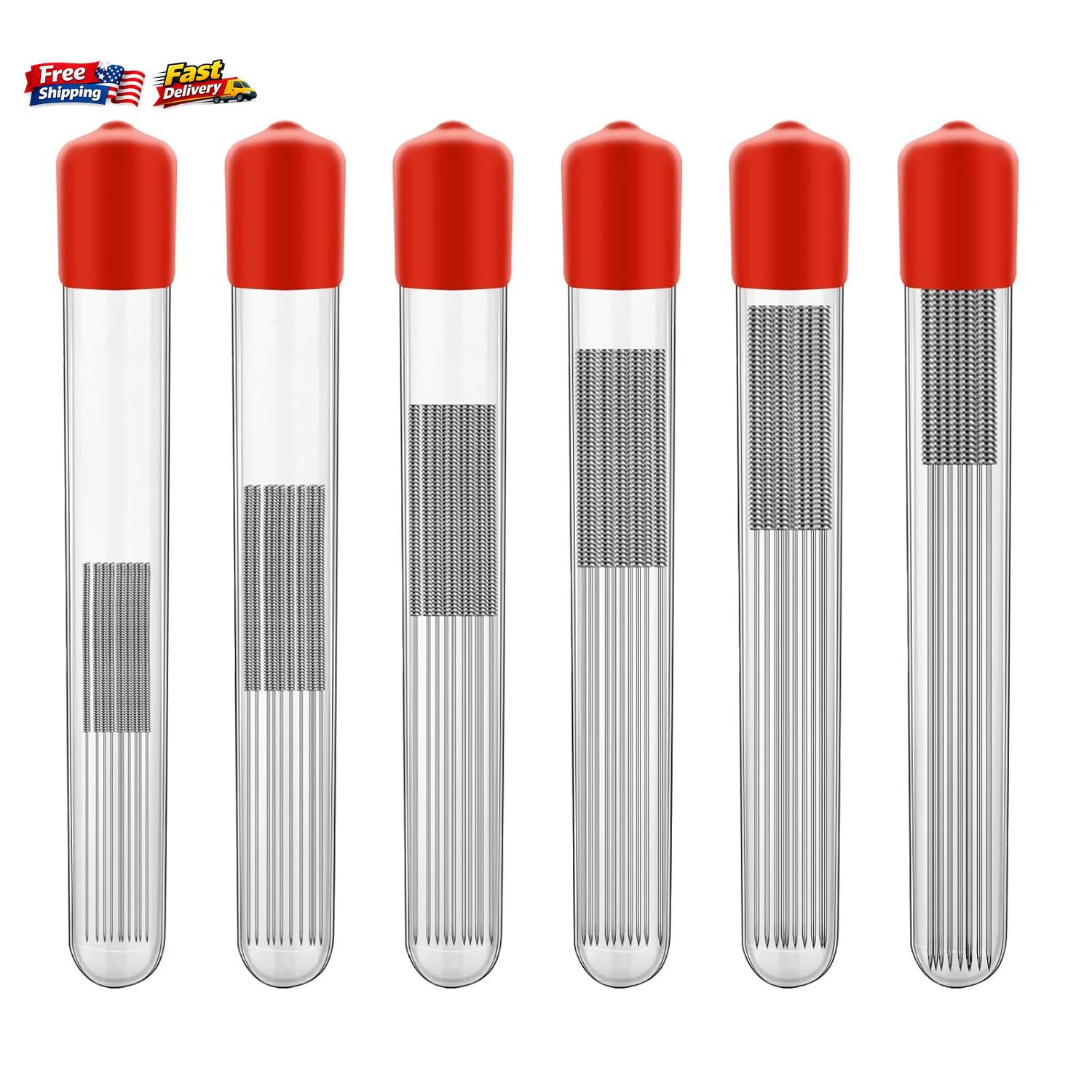 60 Pcs 3D Printer Nozzle Cleaning Kit Stainless Steel Needles 0.4mm for Ender 3