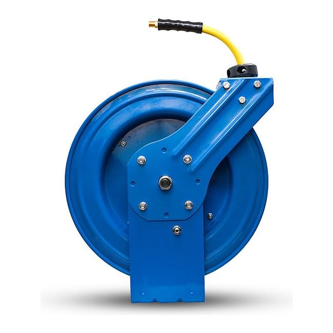 Blubird Industries B3178865 Heavy Duty Single Arm Spring Return Air Hose Reel...