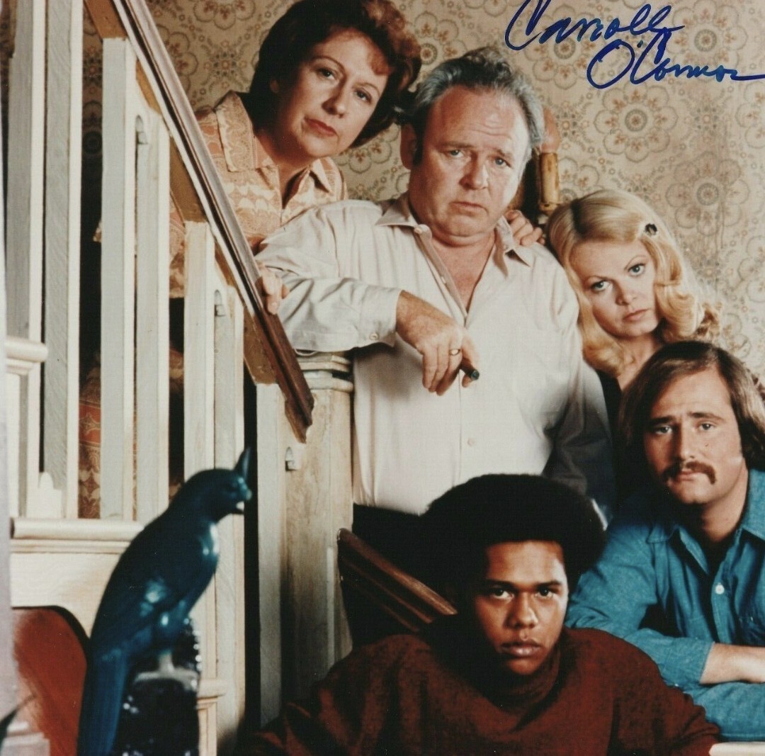 All In The Family Signed RP 8X10 Photo Archie Bunker Carroll O'Connor
