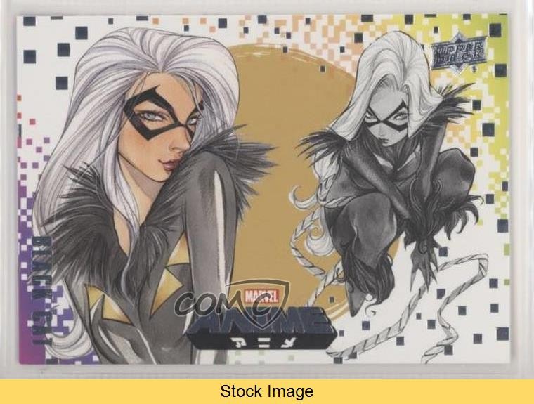 2020 Upper Deck Marvel Anime Color Spiral Black Cat #69 READ 0p3