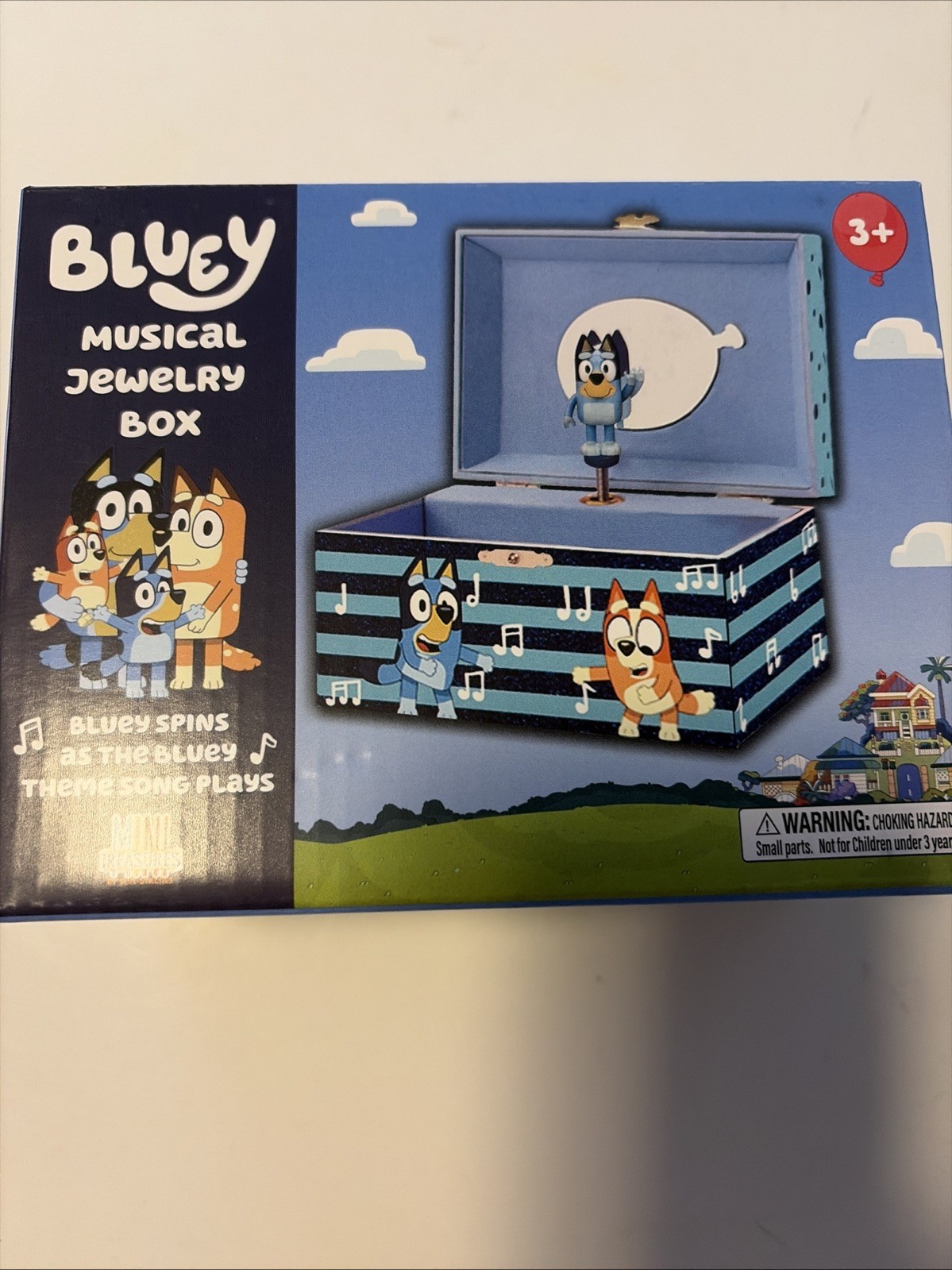 Girls 3+ Bluey Musical Jewerly Box With Spinning Bluey (T3)