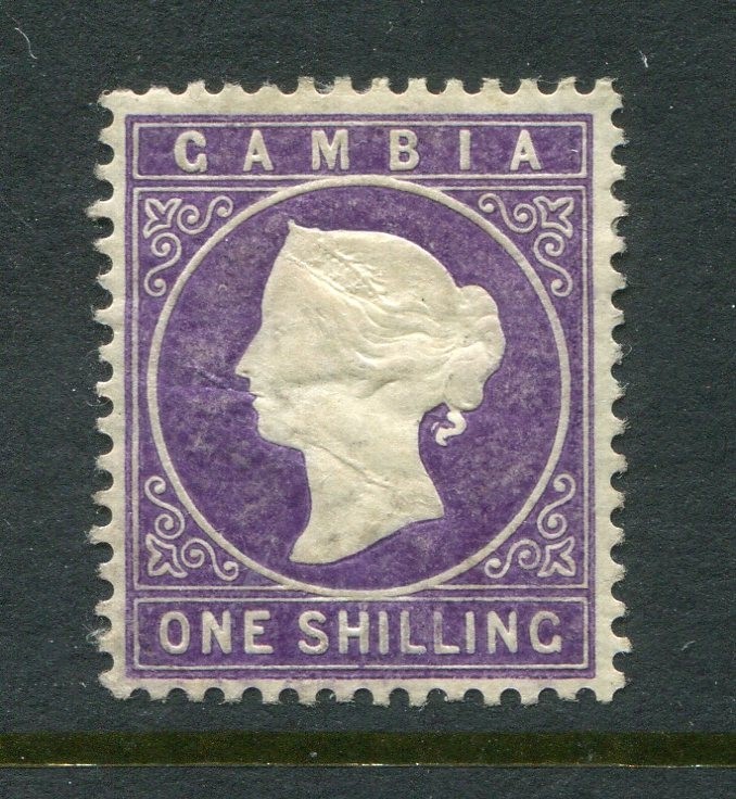 Gambia #19 Victoria 1 Sh. [Mint Hinged]