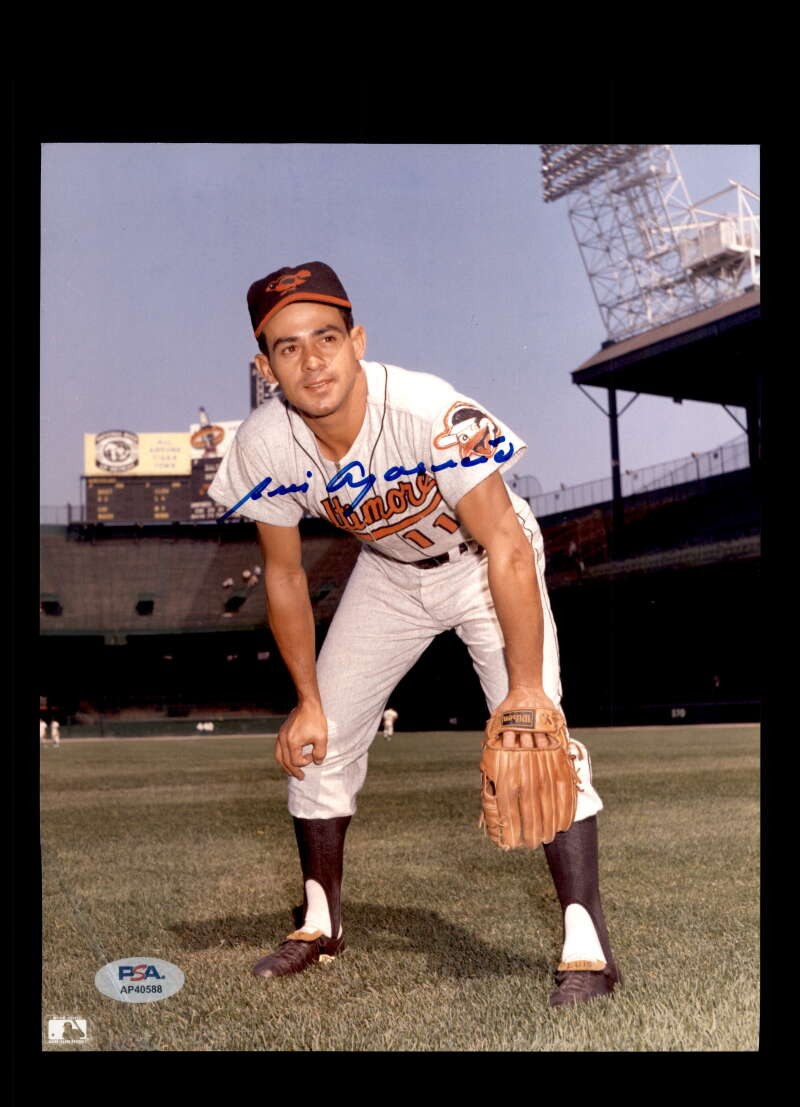 Luis Aparicio PSA DNA Signed 8x10 Photo Autograph Orioles